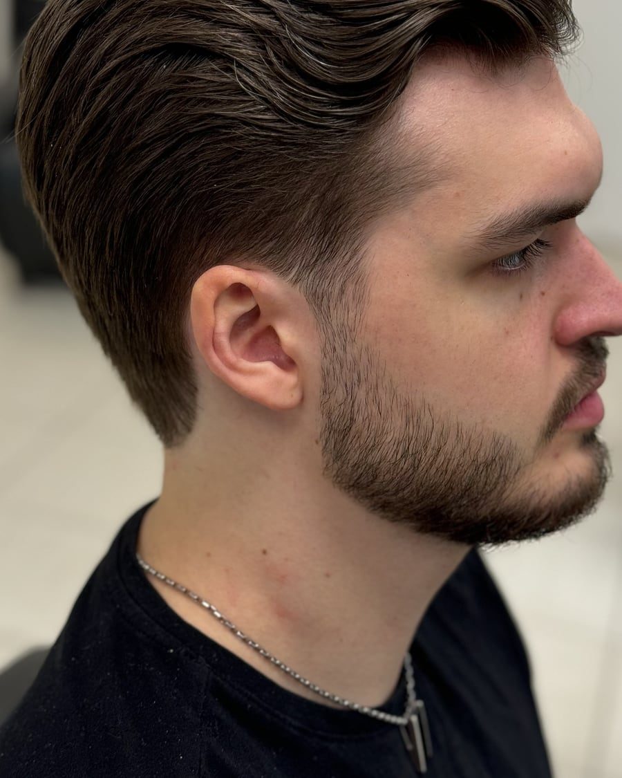 Efter klippning: Utväxt till styling av Ayten — Kvarnens Klippotek, frisör Uppsala centrum